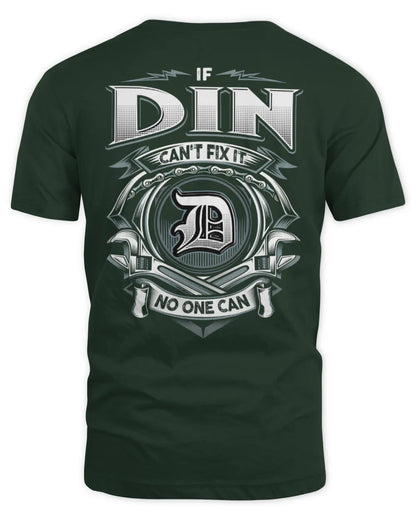 DIN AP81-K4-626 - Personalized Ahmed Quote Apparel “If Ahmed Can't Fix It, No One Can” - Unisex Standard T-Shirt - Forest Green