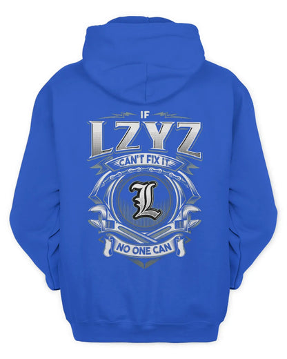 LZYZ AP81-K4-626 - Personalized Ahmed Quote Apparel “If Ahmed Can't Fix It, No One Can” - Unisex Hoodie - Royal