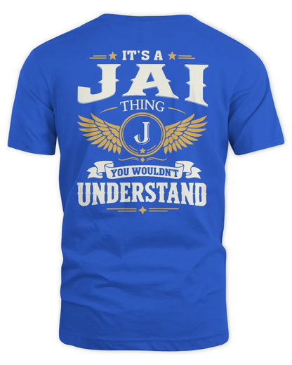 JAI KT06-M008 It’s a [NAME] Thing – You Wouldn’t Understand | Personalized Vintage T-Shirt - Unisex Standard T-Shirt - Royal