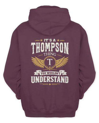 THOMPSON KT06-M008 It’s a [NAME] Thing – You Wouldn’t Understand | Personalized Vintage T-Shirt - Unisex Hoodie - Maroon