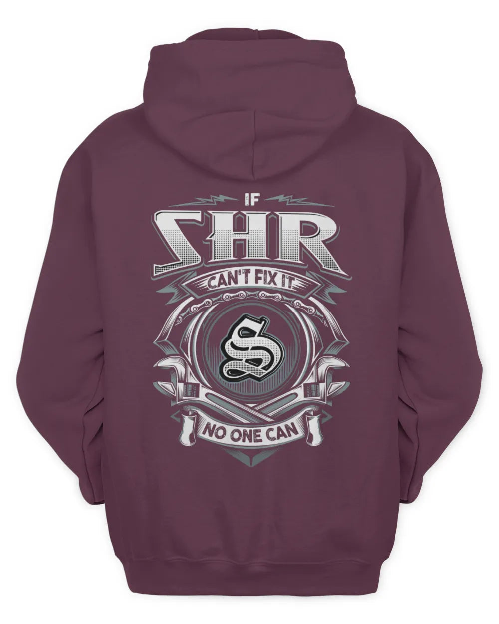SHR AP81-K4-626 - Personalized Ahmed Quote Apparel “If Ahmed Can't Fix It, No One Can” - Unisex Hoodie - Maroon