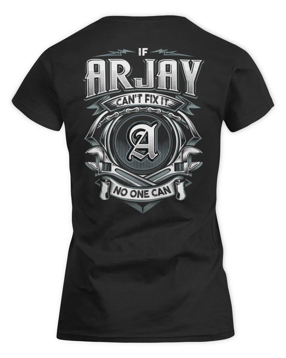 ARJAY AP81-K4-626 - Personalized Ahmed Quote Apparel “If Ahmed Can't Fix It, No One Can” - Women's Standard T-Shirt - Black