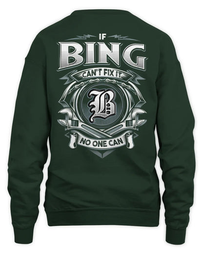 BING AP81-K4-626 - Personalized Ahmed Quote Apparel “If Ahmed Can't Fix It, No One Can” - Unisex Sweatshirt - Forest Green