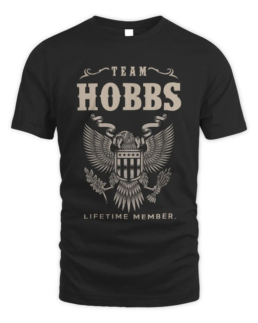 HOBBS TP06-K82 – Personalized Classic Style Apparel “Team NAME Lifetime Member”