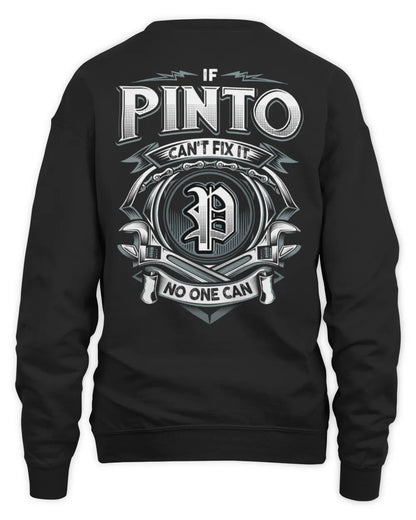 PINTO AP81-K4-626 - Personalized Ahmed Quote Apparel “If Ahmed Can't Fix It, No One Can” - Unisex Sweatshirt - Black