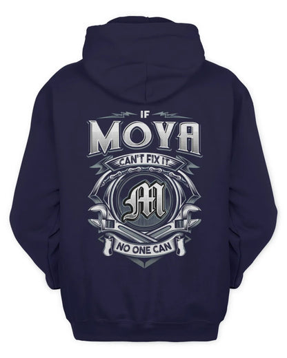 MOYA AP81-K4-626 - Personalized Ahmed Quote Apparel “If Ahmed Can't Fix It, No One Can” - Unisex Hoodie - Navy