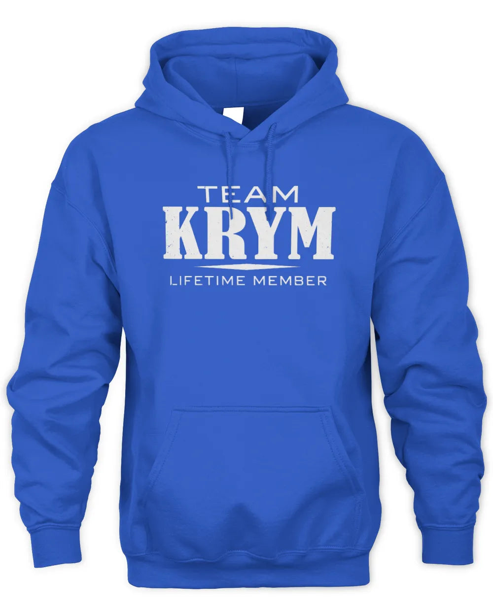 KRYM BL62-K4-128 - Personalized “Team NAME Lifetime Member” - Unisex Hoodie - Royal