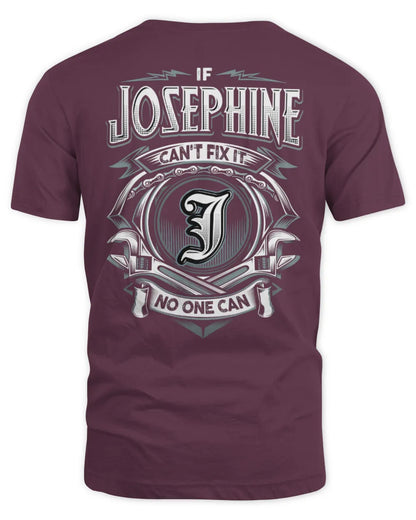 JOSEPHINE AP81-K4-626 - Personalized Ahmed Quote Apparel “If Ahmed Can't Fix It, No One Can” - Unisex Standard T-Shirt - Maroon