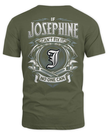 JOSEPHINE AP81-K4-626 - Personalized Ahmed Quote Apparel “If Ahmed Can't Fix It, No One Can” - Unisex Standard T-Shirt - Military Green