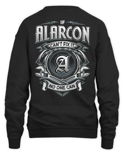 ALARCON AP81-K4-626 - Personalized Ahmed Quote Apparel “If Ahmed Can't Fix It, No One Can” - Unisex Sweatshirt - Black