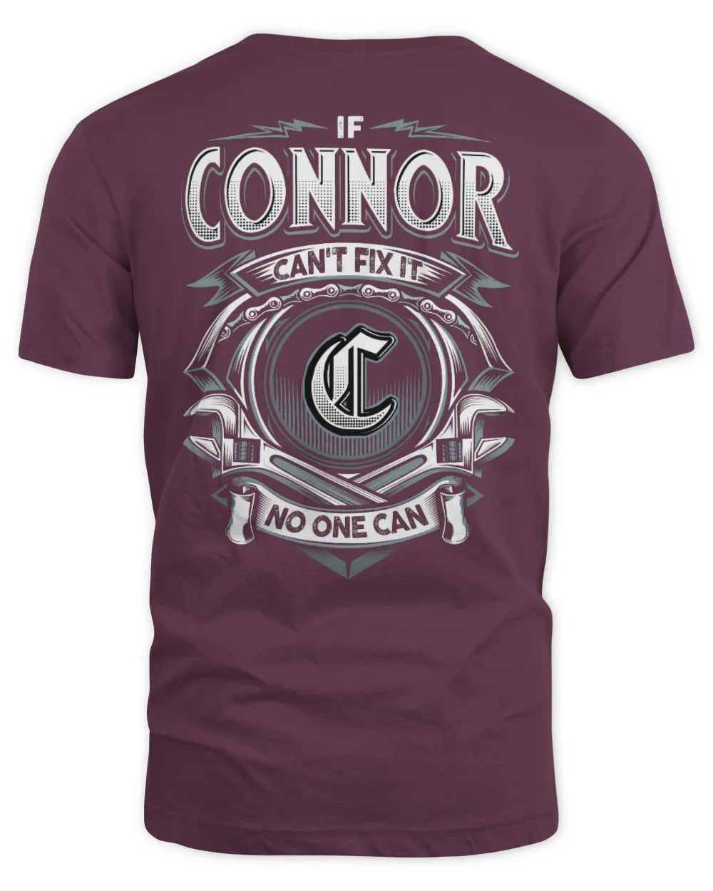 CONNOR AP81-K4-626 - Personalized Ahmed Quote Apparel “If Ahmed Can't Fix It, No One Can” - Unisex Standard T-Shirt - Maroon