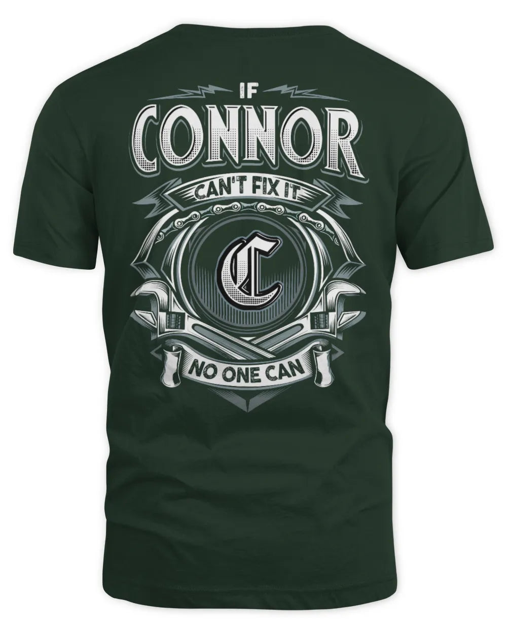 CONNOR AP81-K4-626 - Personalized Ahmed Quote Apparel “If Ahmed Can't Fix It, No One Can” - Unisex Standard T-Shirt - Forest Green