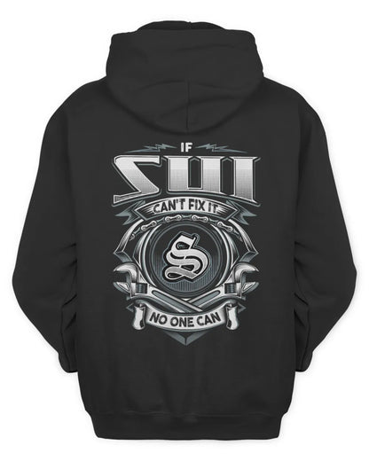 SUI AP81-K4-626 - Personalized Ahmed Quote Apparel “If Ahmed Can't Fix It, No One Can” - Unisex Hoodie - Black
