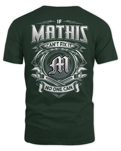 MATHIS AP81-K4-626 - Personalized Ahmed Quote Apparel “If Ahmed Can't Fix It, No One Can” - Unisex Standard T-Shirt - Forest Green