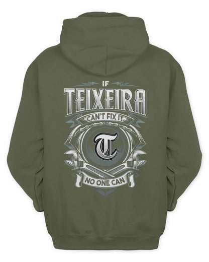 TEIXEIRA AP81-K4-626 - Personalized Ahmed Quote Apparel “If Ahmed Can't Fix It, No One Can” - Unisex Hoodie - Military Green