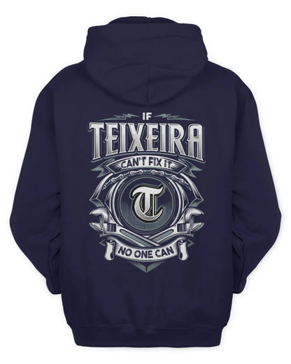 TEIXEIRA AP81-K4-626 - Personalized Ahmed Quote Apparel “If Ahmed Can't Fix It, No One Can” - Unisex Hoodie - Navy