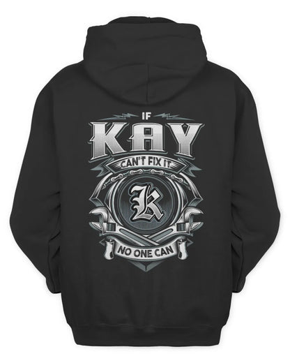 KAY AP81-K4-626 - Personalized Ahmed Quote Apparel “If Ahmed Can't Fix It, No One Can” - Unisex Hoodie - Black