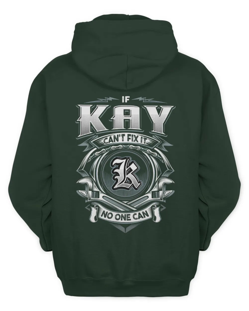 KAY AP81-K4-626 - Personalized Ahmed Quote Apparel “If Ahmed Can't Fix It, No One Can” - Unisex Hoodie - Forest Green