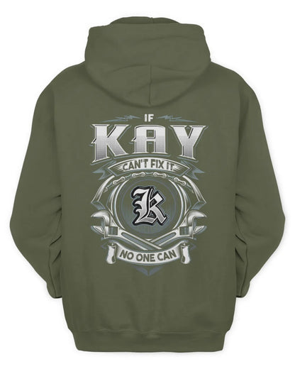 KAY AP81-K4-626 - Personalized Ahmed Quote Apparel “If Ahmed Can't Fix It, No One Can” - Unisex Hoodie - Military Green