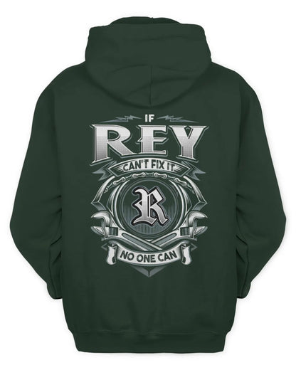 REY AP81-K4-626 - Personalized Ahmed Quote Apparel “If Ahmed Can't Fix It, No One Can” - Unisex Hoodie - Forest Green