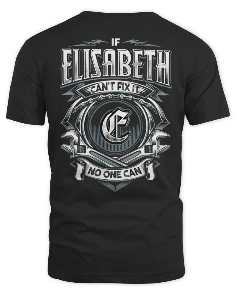 ELISABETH AP81-K4-626 - Personalized Ahmed Quote Apparel “If Ahmed Can't Fix It, No One Can” - Unisex Standard T-Shirt - Black
