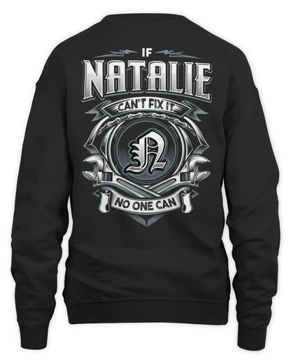NATALIE AP81-K4-626 - Personalized Ahmed Quote Apparel “If Ahmed Can't Fix It, No One Can” - Unisex Sweatshirt - Black