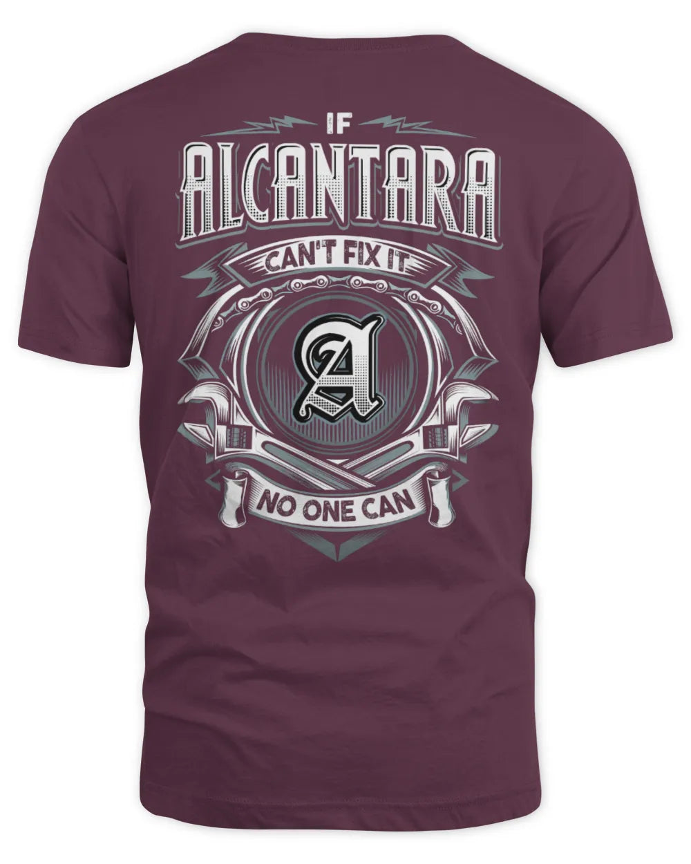 ALCANTARA AP81-K4-626 - Personalized Ahmed Quote Apparel “If Ahmed Can't Fix It, No One Can” - Unisex Standard T-Shirt - Maroon