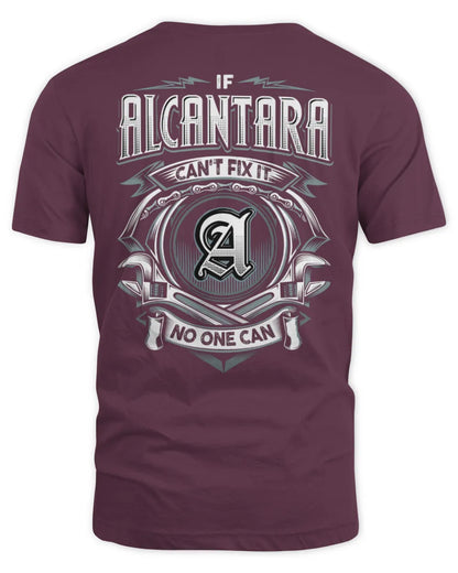 ALCANTARA AP81-K4-626 - Personalized Ahmed Quote Apparel “If Ahmed Can't Fix It, No One Can” - Unisex Standard T-Shirt - Maroon