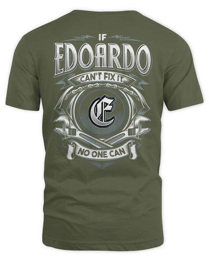 EDOARDO AP81-K4-626 - Personalized Ahmed Quote Apparel “If Ahmed Can't Fix It, No One Can” - Unisex Standard T-Shirt - Military Green