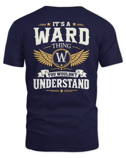 WARD KT06-M008 It’s a [NAME] Thing – You Wouldn’t Understand | Personalized Vintage T-Shirt - Unisex Standard T-Shirt - Navy
