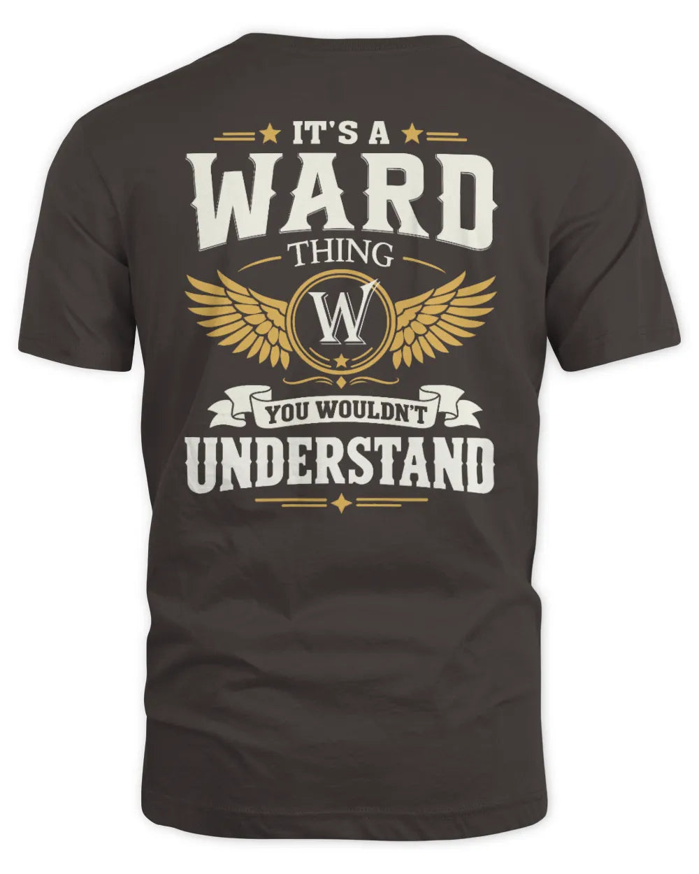 WARD KT06-M008 It’s a [NAME] Thing – You Wouldn’t Understand | Personalized Vintage T-Shirt - Unisex Standard T-Shirt - Dark Chocolate