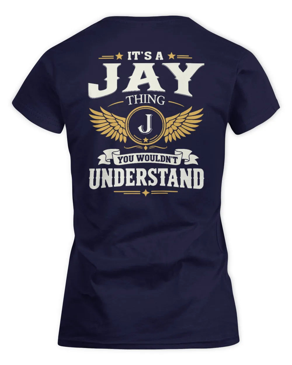 JAY KT06-M008 It’s a [NAME] Thing – You Wouldn’t Understand | Personalized Vintage T-Shirt - Women's Standard T-Shirt - Navy