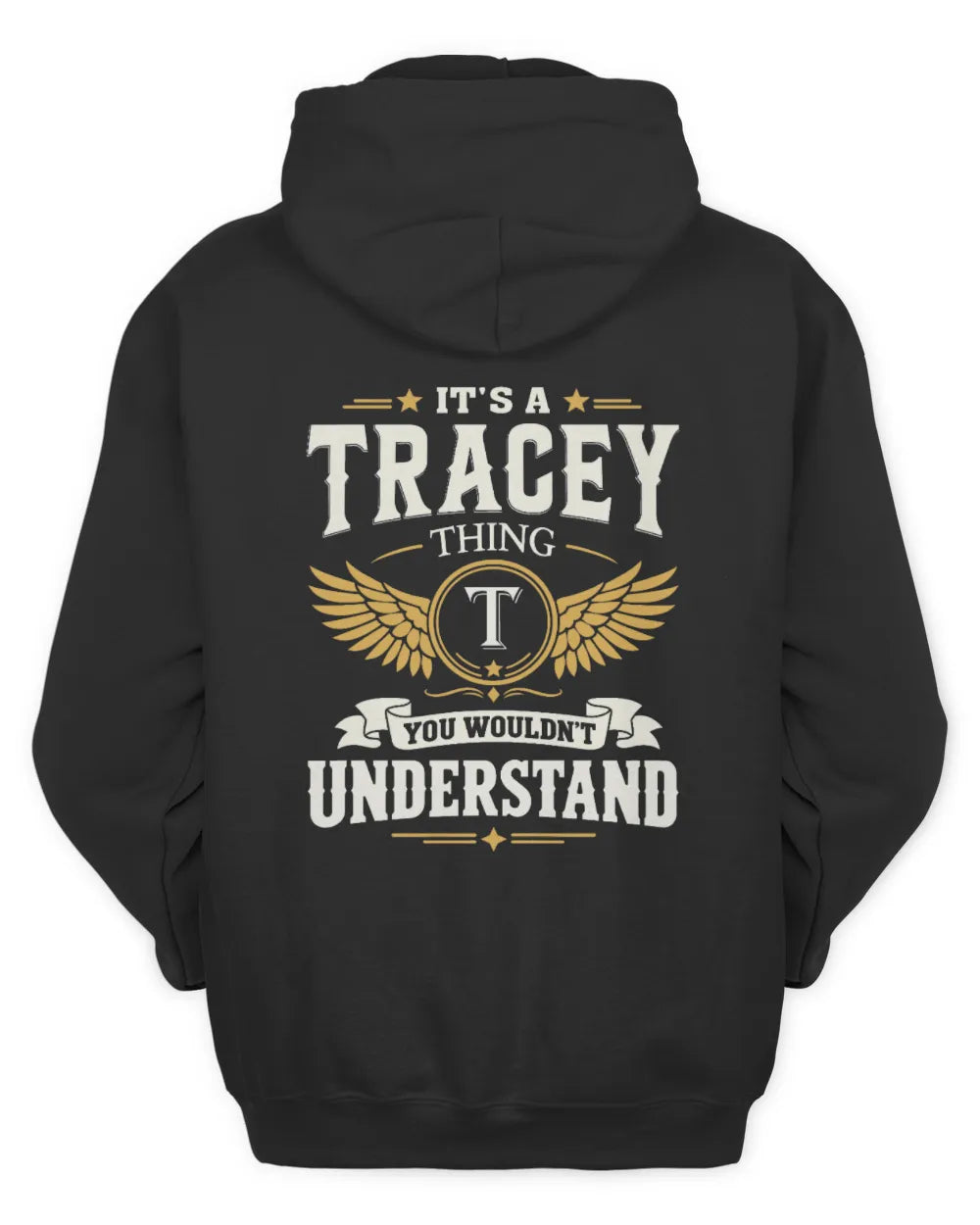 TRACEY KT06-M008 It’s a [NAME] Thing – You Wouldn’t Understand | Personalized Vintage T-Shirt - Unisex Hoodie - Black