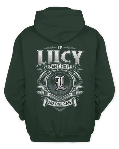LUCY AP81-K4-626 - Personalized Ahmed Quote Apparel “If Ahmed Can't Fix It, No One Can” - Unisex Hoodie - Forest Green
