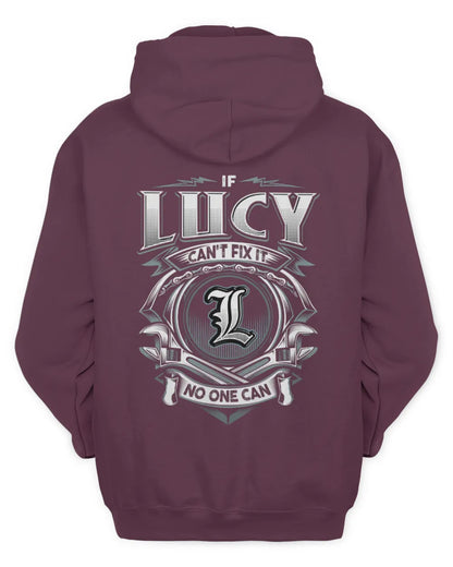 LUCY AP81-K4-626 - Personalized Ahmed Quote Apparel “If Ahmed Can't Fix It, No One Can” - Unisex Hoodie - Maroon