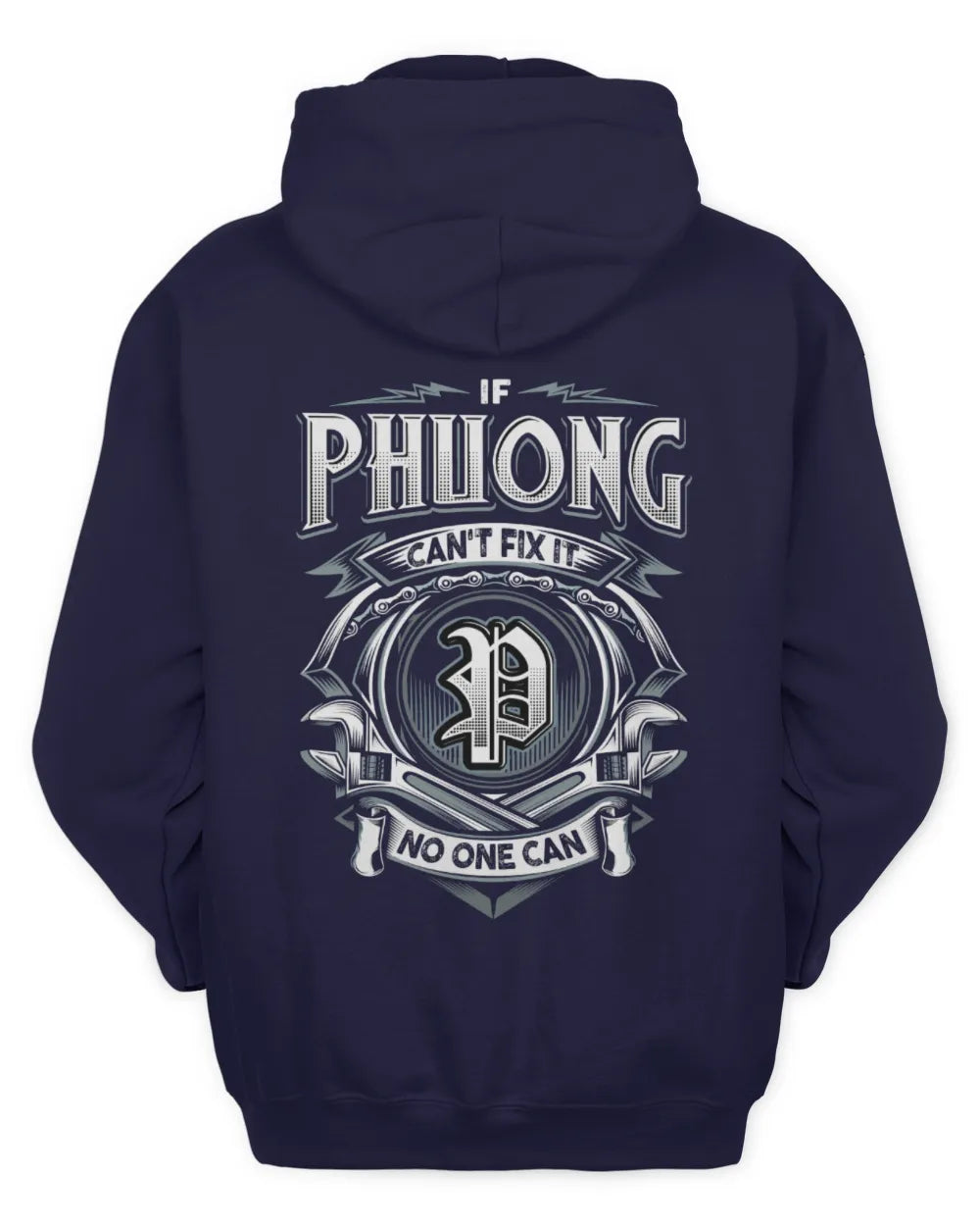 PHUONG AP81-K4-626 - Personalized Ahmed Quote Apparel “If Ahmed Can't Fix It, No One Can” - Unisex Hoodie - Navy