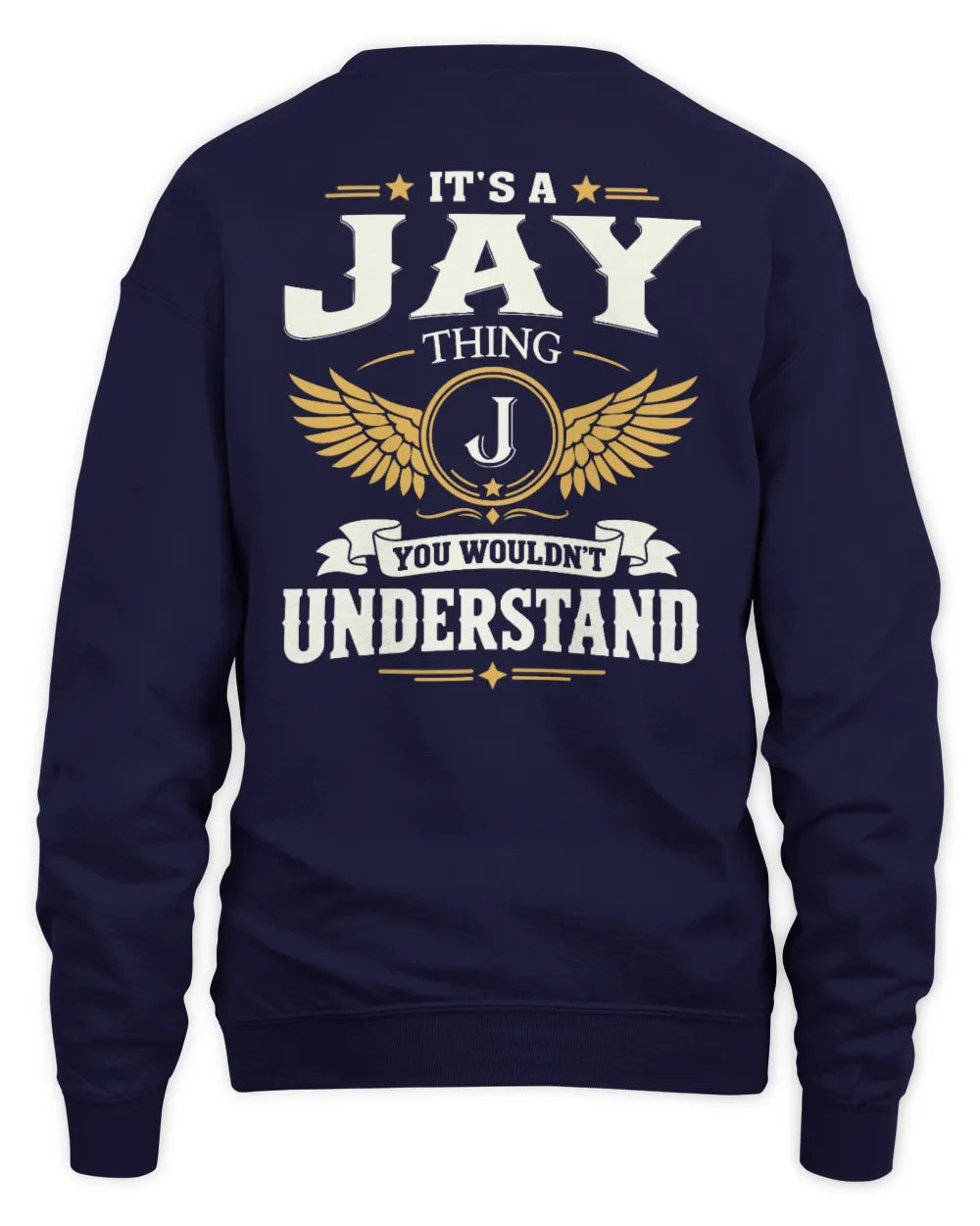 JAY KT06-M008 It’s a [NAME] Thing – You Wouldn’t Understand | Personalized Vintage T-Shirt - Unisex Sweatshirt - Navy