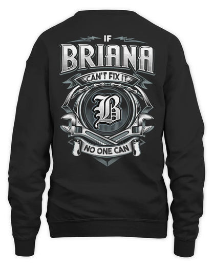 BRIANA AP81-K4-626 - Personalized Ahmed Quote Apparel “If Ahmed Can't Fix It, No One Can” - Unisex Sweatshirt - Black