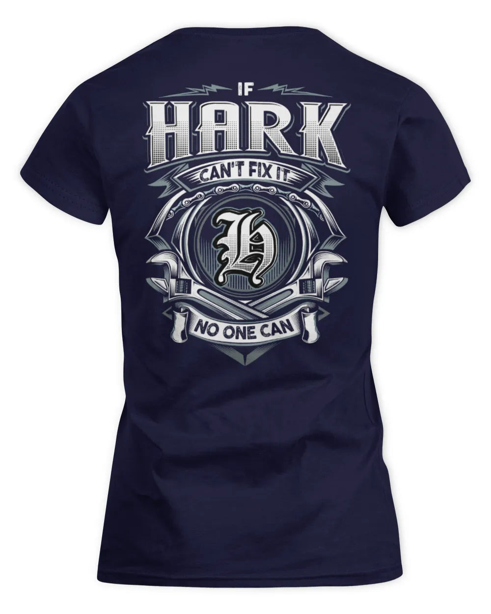 HARK AP81-K4-626 - Personalized Ahmed Quote Apparel “If Ahmed Can't Fix It, No One Can” - Women's Standard T-Shirt - Navy