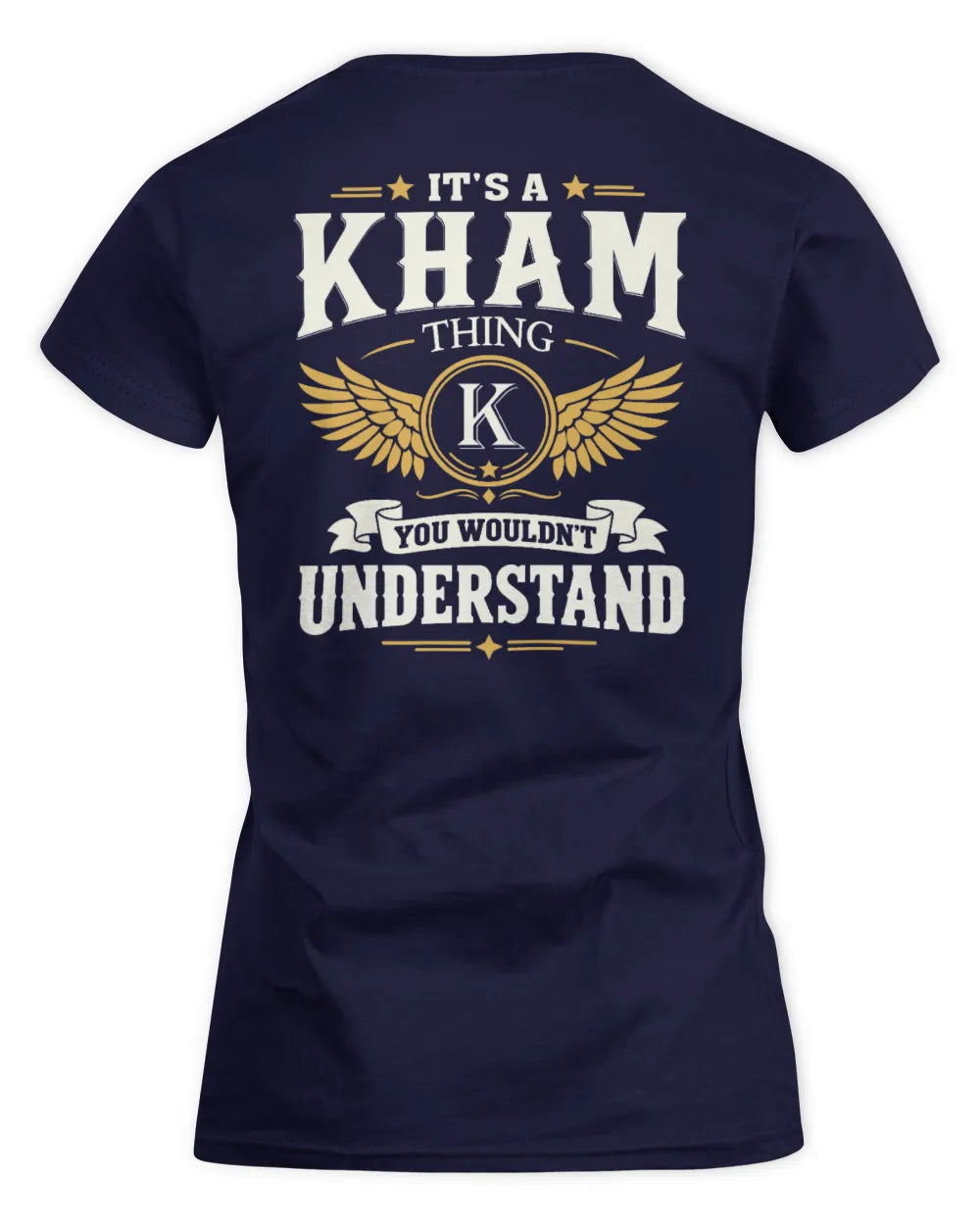 KHAM KT06-M008 It’s a [NAME] Thing – You Wouldn’t Understand | Personalized Vintage T-Shirt - Women's Standard T-Shirt - Navy