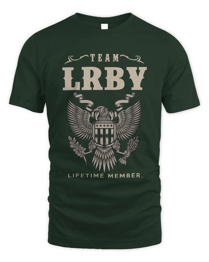 LRBY TP06-K82 – Personalized Classic Style Apparel “Team NAME Lifetime Member” - Unisex Standard T-Shirt - Forest Green
