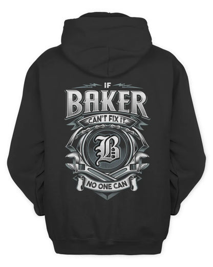 BAKER AP81-K4-626 - Personalized Ahmed Quote Apparel “If Ahmed Can't Fix It, No One Can” - Unisex Hoodie - Black