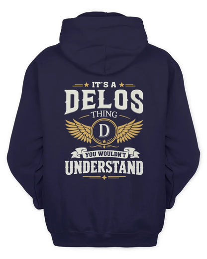 DELOS KT06-M008 It’s a [NAME] Thing – You Wouldn’t Understand | Personalized Vintage T-Shirt - Unisex Hoodie - Navy