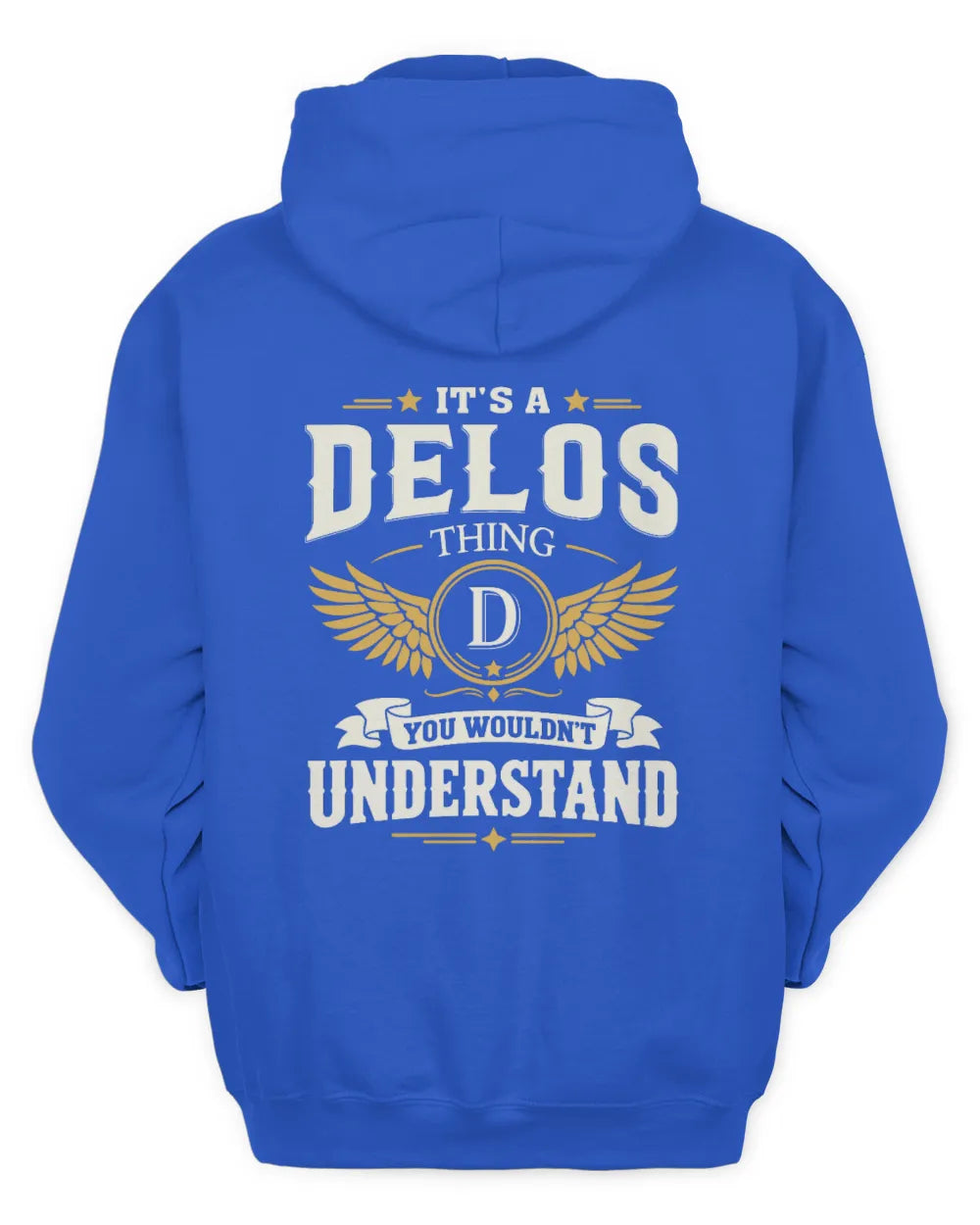 DELOS KT06-M008 It’s a [NAME] Thing – You Wouldn’t Understand | Personalized Vintage T-Shirt - Unisex Hoodie - Royal