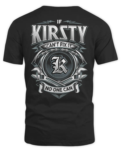 KIRSTY AP81-K4-626 - Personalized Ahmed Quote Apparel “If Ahmed Can't Fix It, No One Can” - Unisex Standard T-Shirt - Black