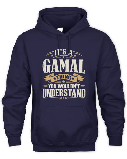 GAMAL P08 TH51 - Personalized “It’s a/an [NAME] Thing – You Wouldn’t Understand” Shirt - Unisex Hoodie - Navy