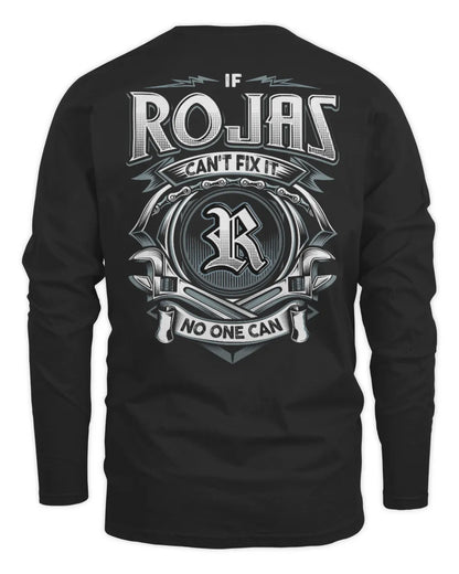 ROJAS AP81-K4-626 - Personalized Ahmed Quote Apparel “If Ahmed Can't Fix It, No One Can” - Men's Long Sleeved T-Shirt - Black