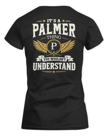 PALMER KT06-M008 It’s a [NAME] Thing – You Wouldn’t Understand | Personalized Vintage T-Shirt - Women's Standard T-Shirt - Black
