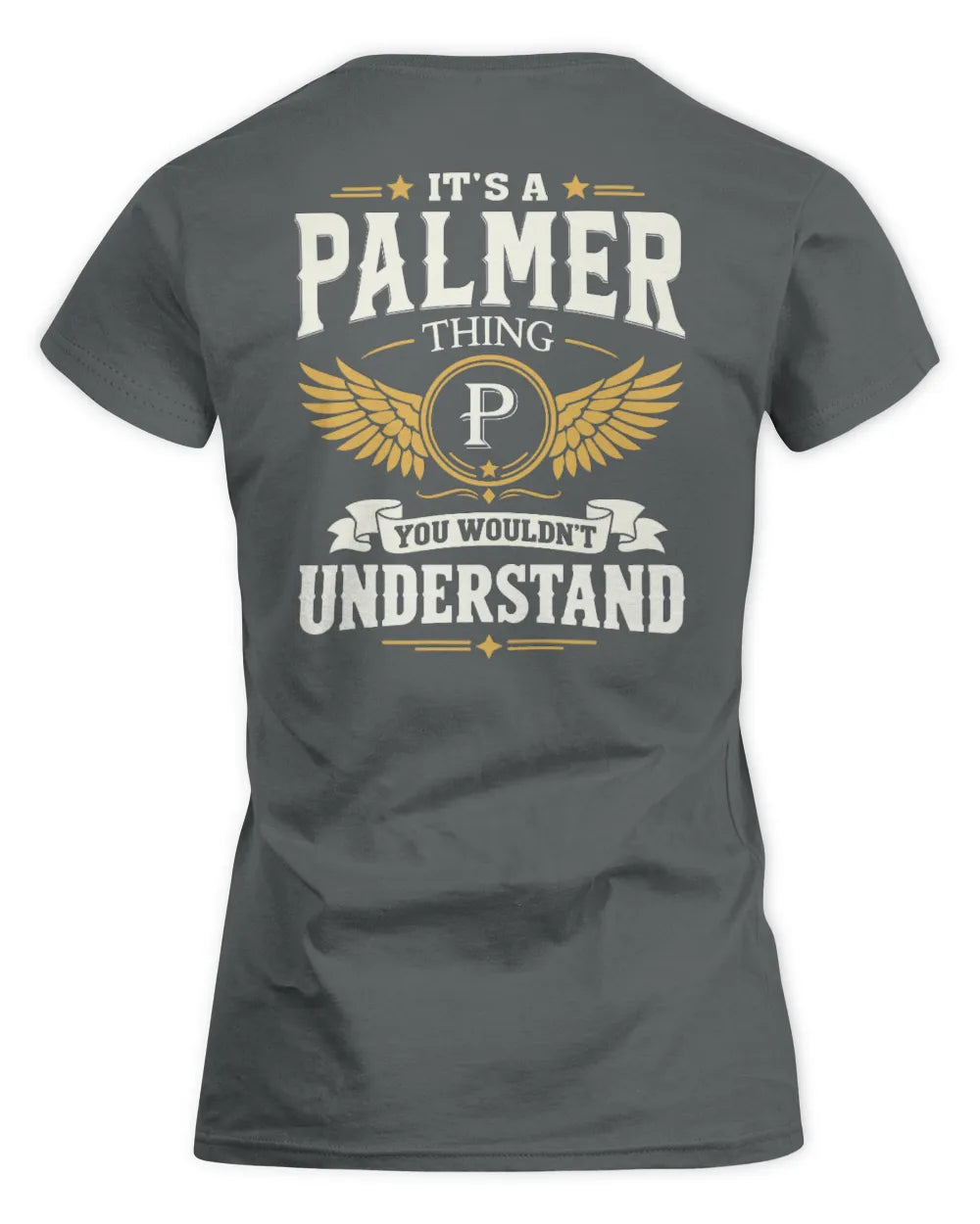 PALMER KT06-M008 It’s a [NAME] Thing – You Wouldn’t Understand | Personalized Vintage T-Shirt - Women's Standard T-Shirt - Charcoal