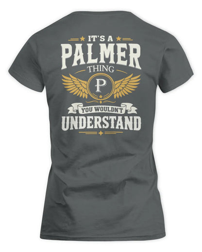 PALMER KT06-M008 It’s a [NAME] Thing – You Wouldn’t Understand | Personalized Vintage T-Shirt - Women's Standard T-Shirt - Charcoal